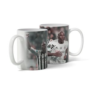Aboubakar Beşiktaş Baskılı Kupa Bardak
