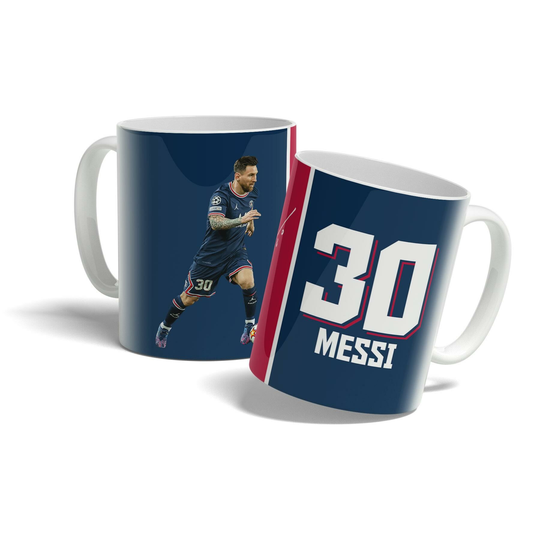 Messi İmzalı PSG Baskılı Kupa Bardak