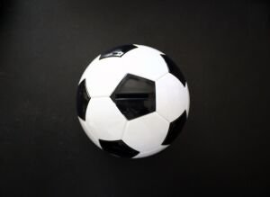 Dekoratif Futbol Topu Kumbara