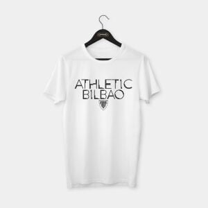 Athletic Bilbao T-shirt Beyaz (Siyah Baskı) - XXL
