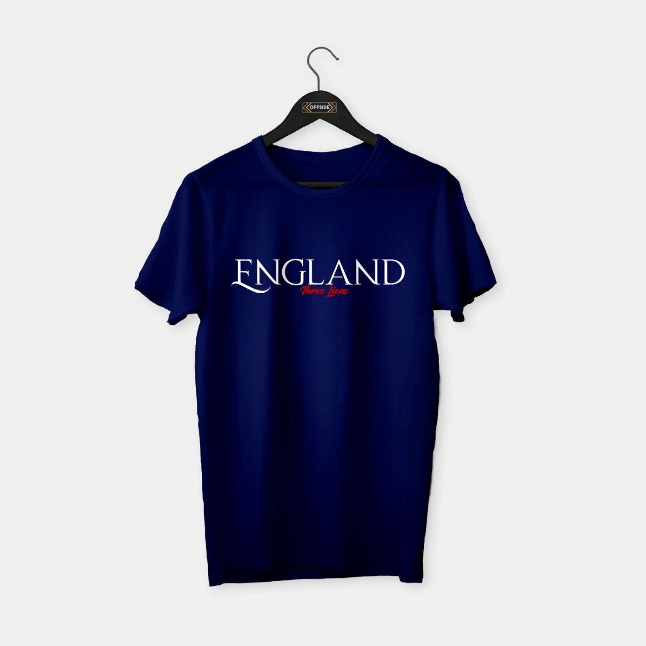 England (İngiltere) 'Three Lions' T-shirt Lacivert - L