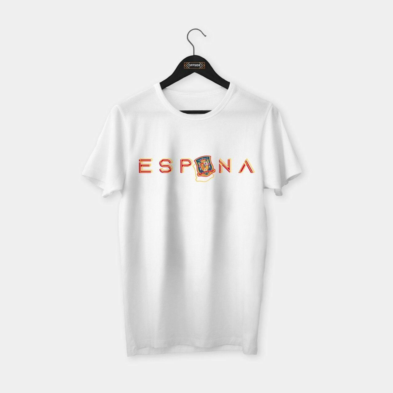 Spain (İspanya) 'Espana' - T-shirt Beyaz - L
