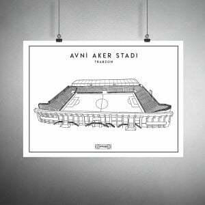 Avni Aker Stad Çizim Posteri