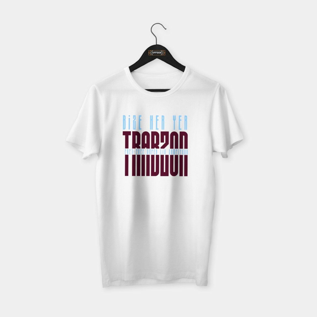 Bize Her Yer Trabzon T-shirt Beyaz - XXL