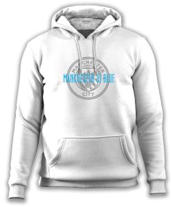 Manchester City - Manchester is Blue II Kapüşonlu Sweatshirt