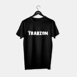 Trabzon Şampiyon 'Kasket' T-shirt Beyaz - L