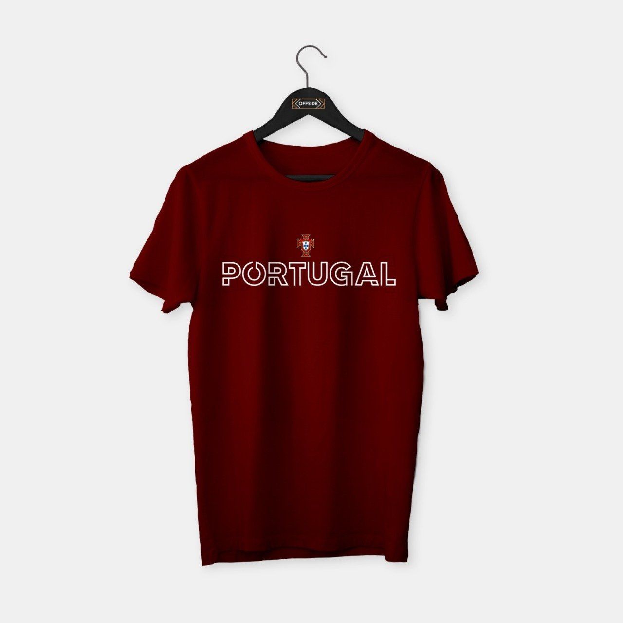 Portugal (Portekiz) T-shirt Bordo - L