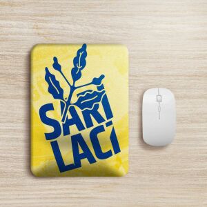 Sarı Laci Sarı Tasarım Baskılı Ortopedik Mouse Pad