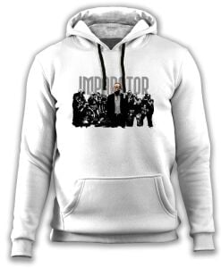 İmparator - Fatih Terim - Baskılı Kapüşonlu Sweatshirt