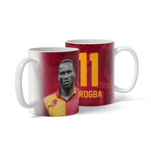 Drogba Tasarım Baskılı Kupa Bardak