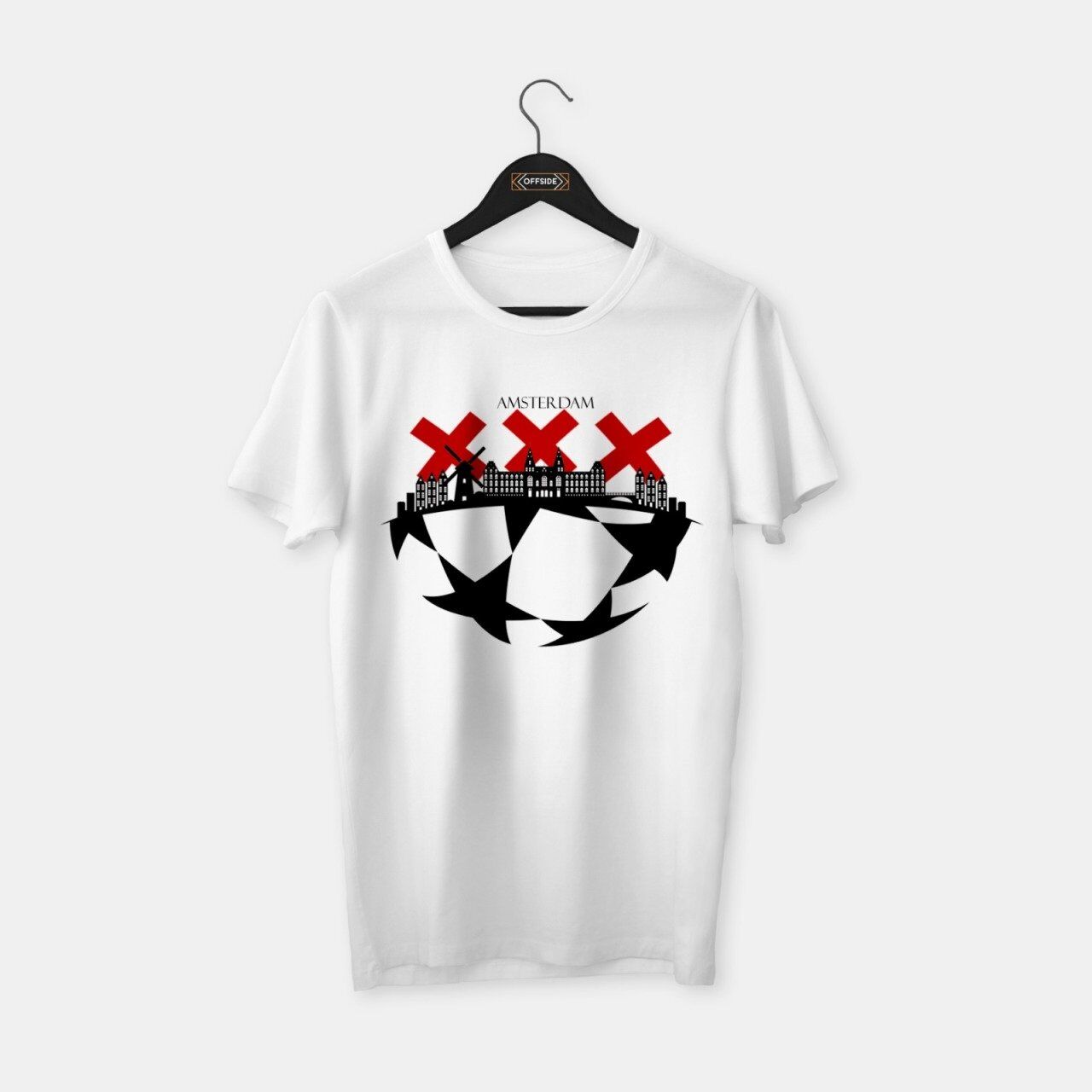 Ajax XXX Amsterdam T shirt Beyaz M