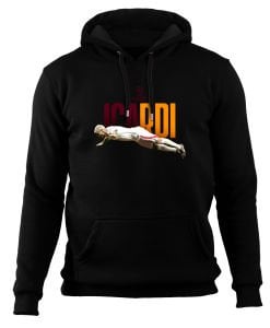 Şampiyonlar Ligi Özel Mauro Icardi 'Fly' Kapüşonlu Sweatshirt Bordo - L