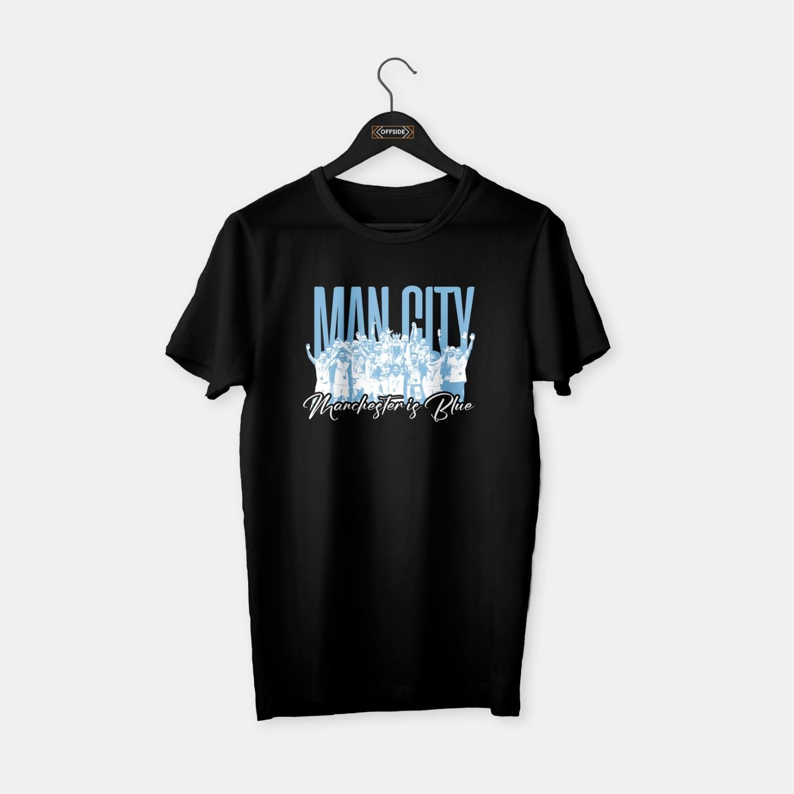 Manchester City - Manchester is Blue - Celebration T-shirt
