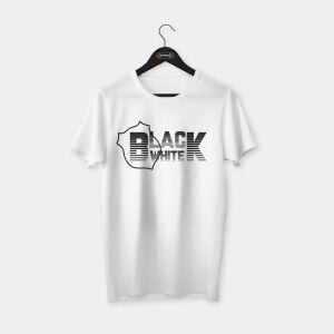 Black White T-shirt Siyah - M