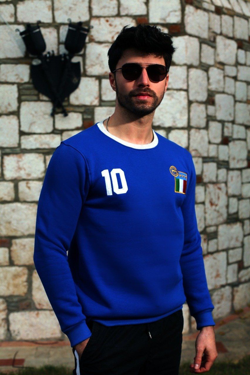 Azzurri - İtalya Retro Sweatshirt