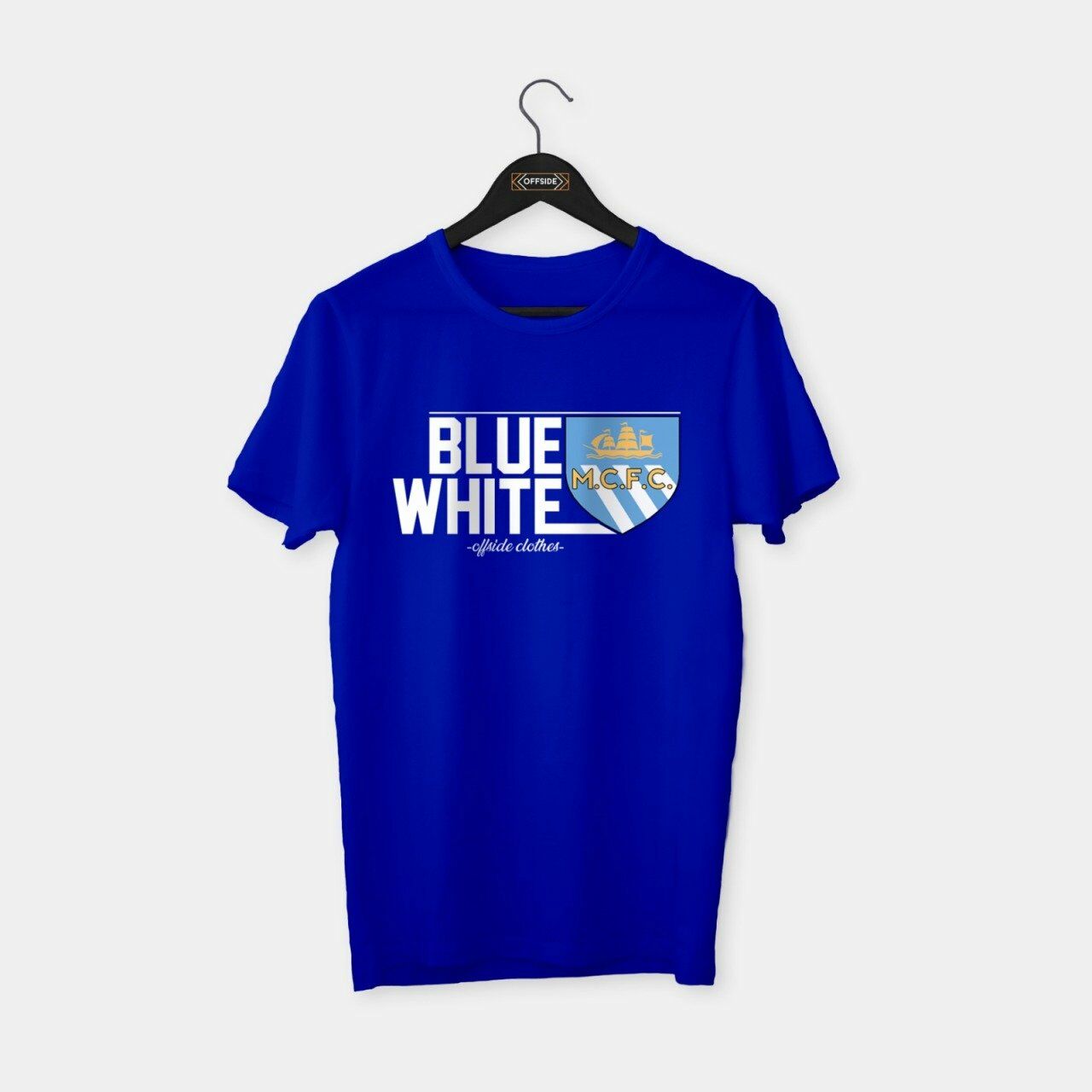 Manchester City - Blue White T-shirt
