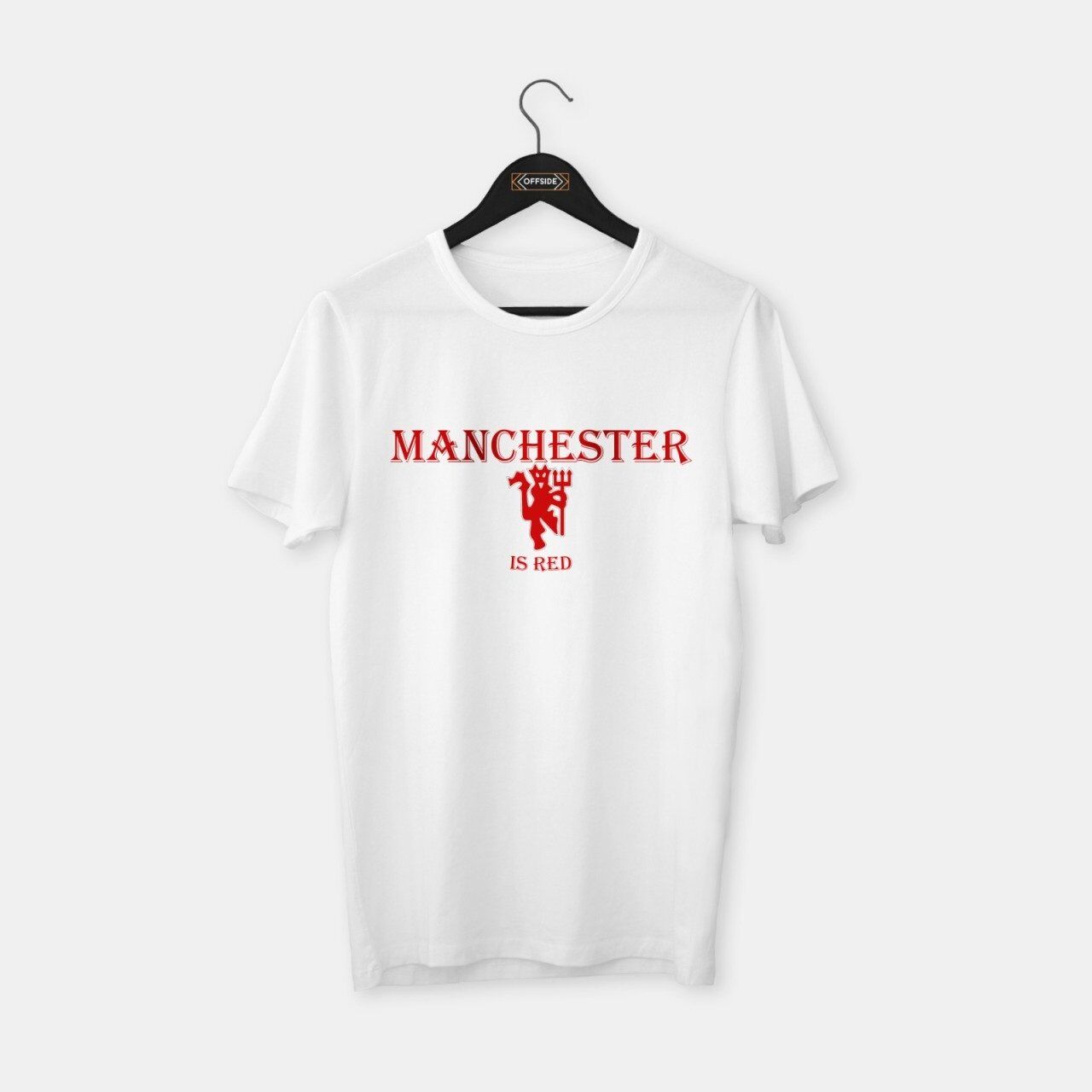 Manchester United Manchester is Red Tshirt Beyaz XL Tshirt