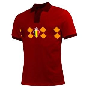 Les Diables Rouges - Belçika Milli Futbol Takımı Retro Polo Tişört