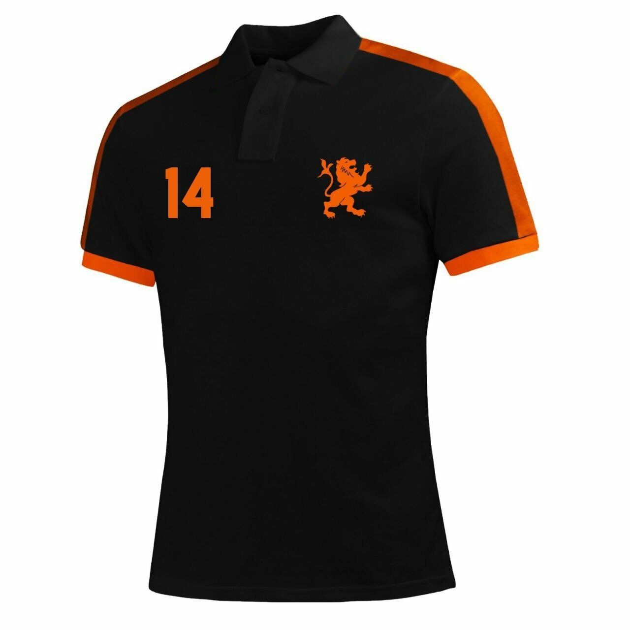 Oranje - Hollanda Retro Polo Tişört
