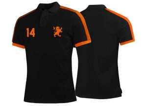 Oranje - Hollanda Retro Polo Tişört
