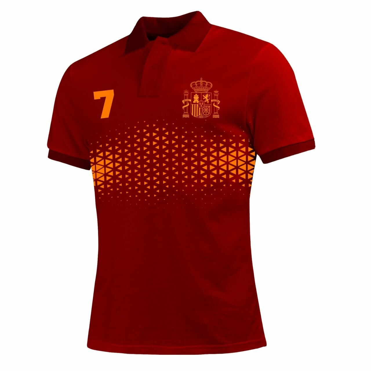 La Furia Roja - İspanya Milli Futbol Takımı Retro Polo Tişört