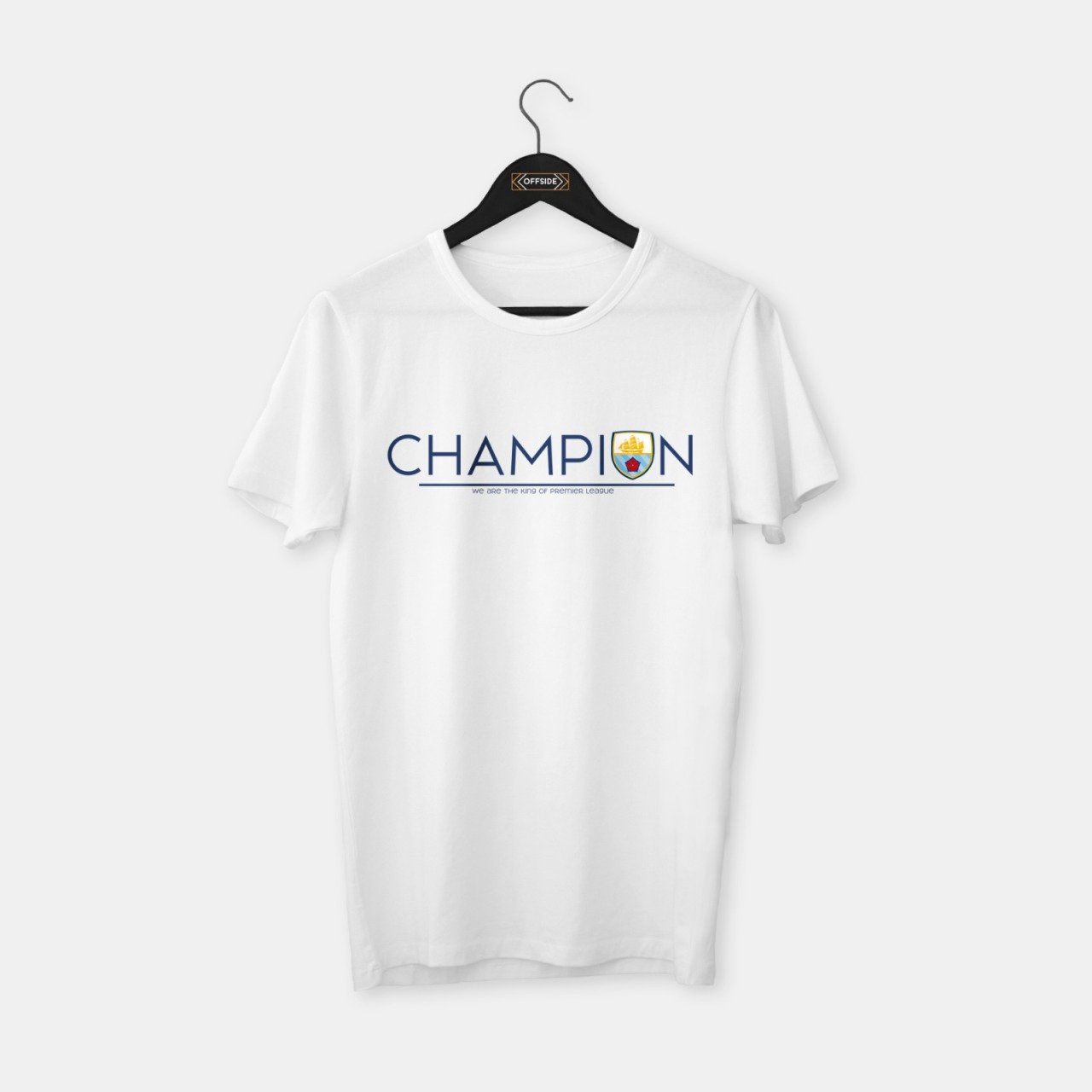 Manchester City 2021 Champion T shirt Beyaz XXL