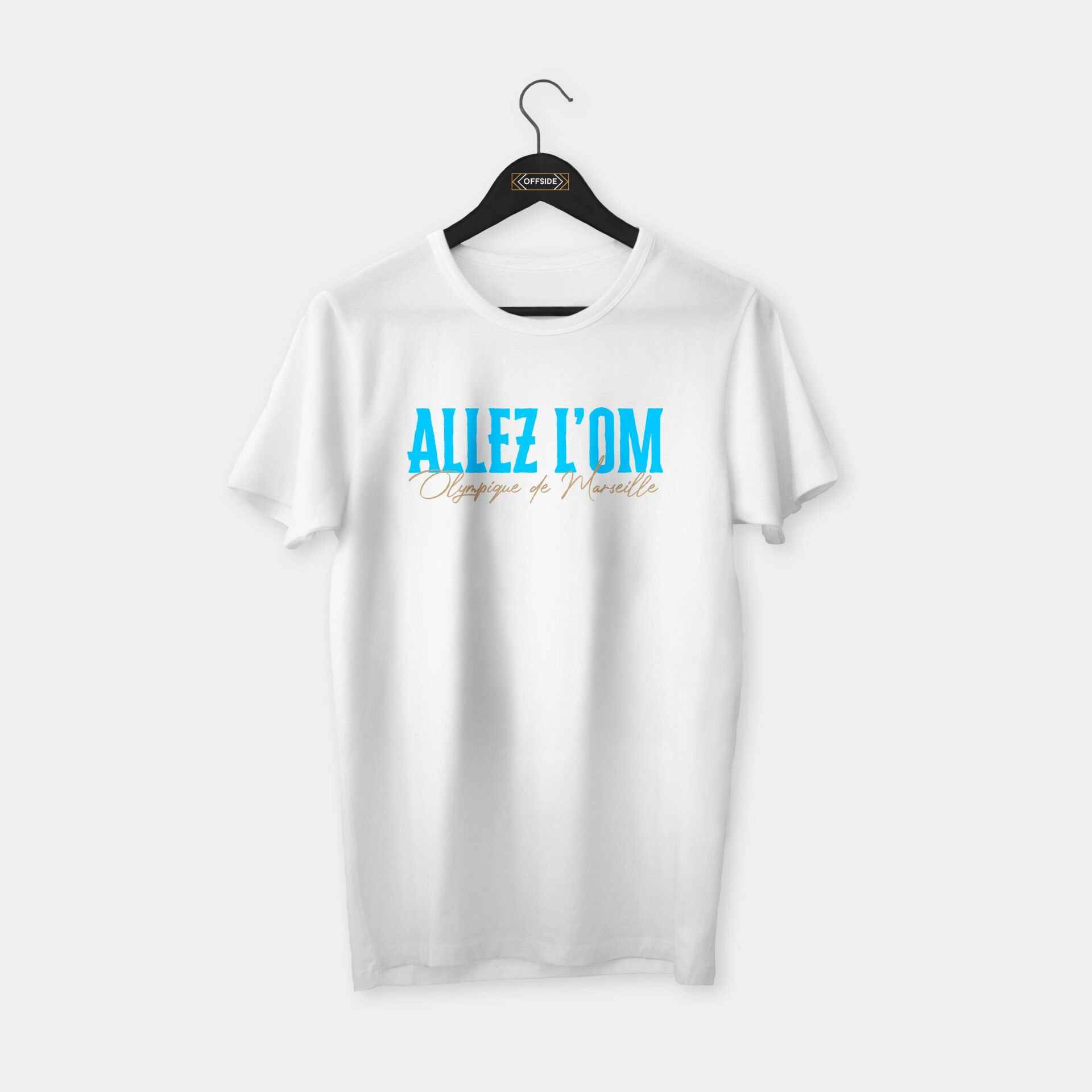 Olympique de Marseille T-shirt Beyaz - L