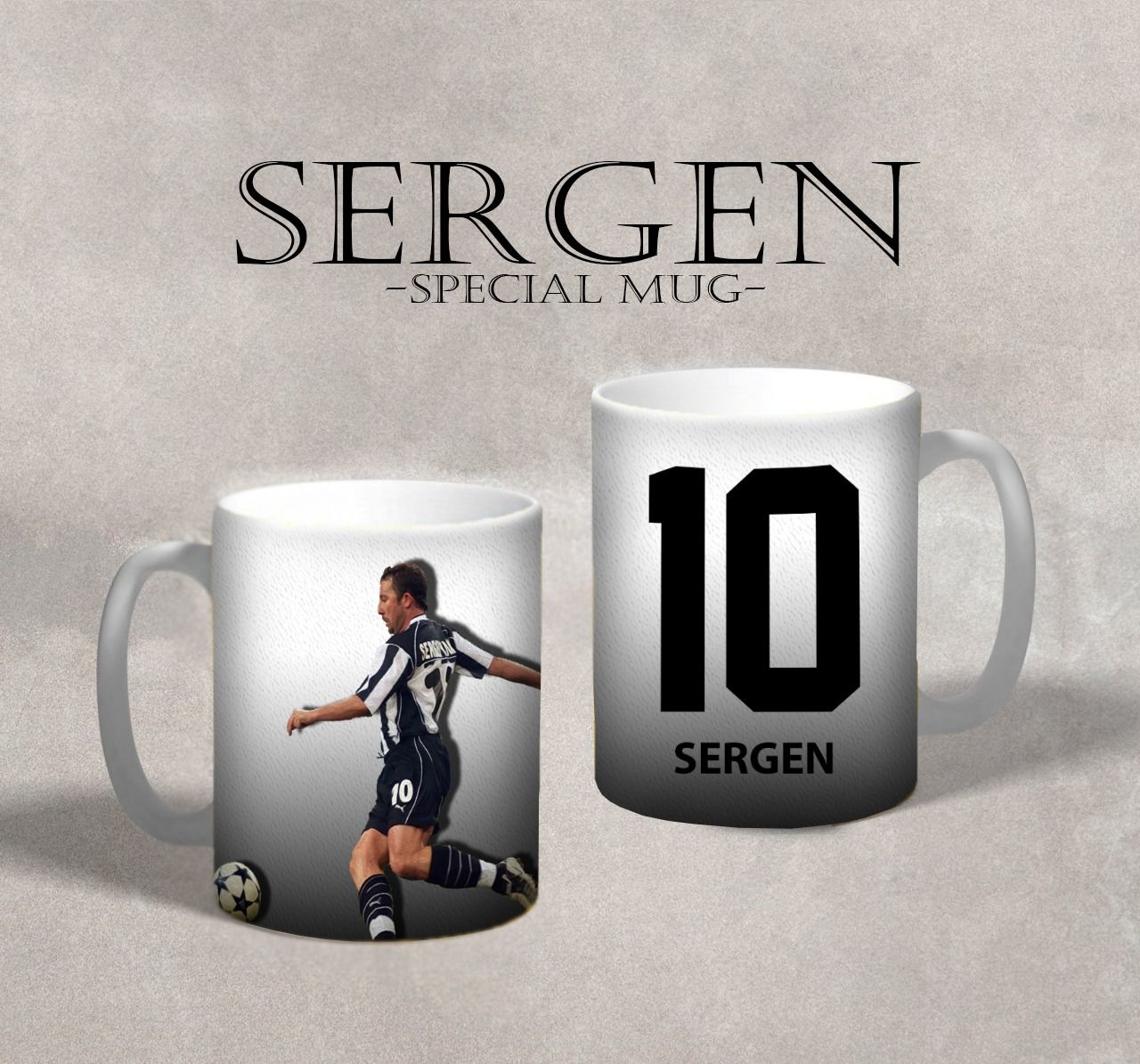 Sergen Yalçın - Futbol Özel Tasarım Kupa Bardak