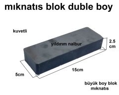 MIKNATIS BLOK 150X50X25 KÜP MIKNATIS HOBİ MIKLANTIS TUĞLA MIKLATIS UZUN MIKNATIS