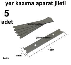 YER KAZIMA JİLETİ CAM KAZIMA APARATI JİLETİ 5 ADET KALİTE