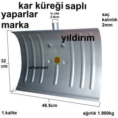 KAR KÜREĞİ AHŞAP SAPLI METAL YAPARLAR AHIR KÜREĞİ GENİŞ KÜREK