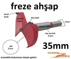 35 MM FREZE MOBİLYA MENTEŞE YUVA AÇMA FREZE BIÇAK SAMET