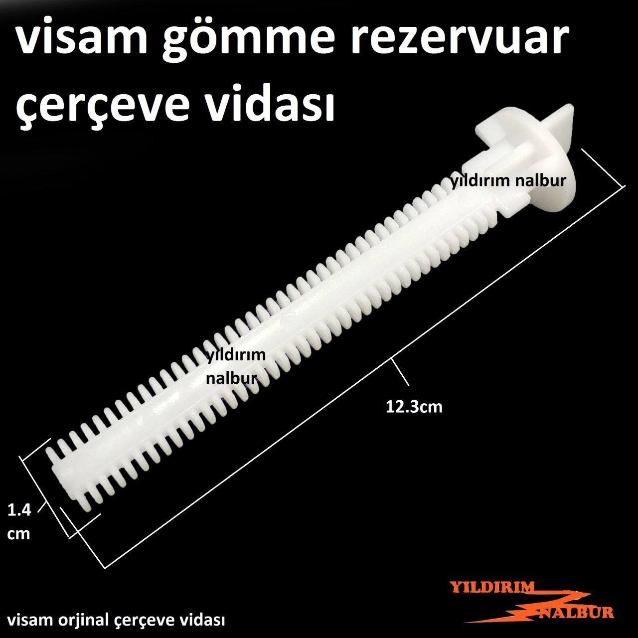 VİSAM GÖMME REZERVUAR İÇ TAKIM ÇERÇEVE VİDASI BAĞLANTI VİDA