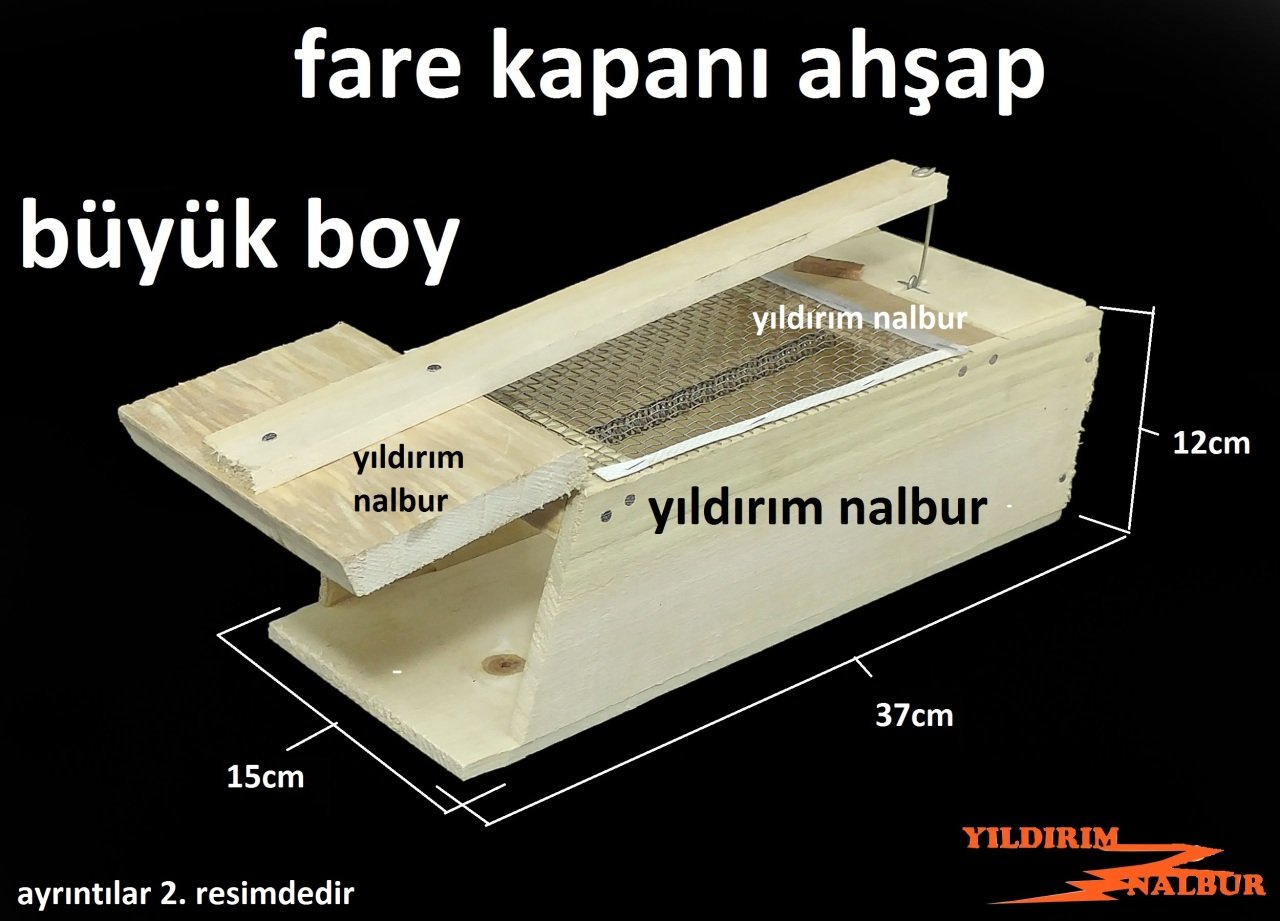 FARE KAPANI KUŞ KAPANI SANSAR KAPANI BÜYÜK BOY CANLI YAKALAMA KAPANI