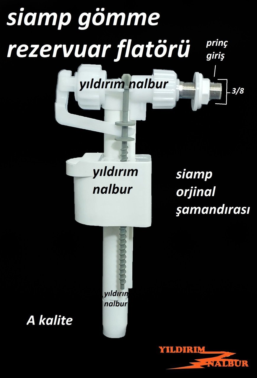 SİAMP GÖMME REZERVUAR FLATÖRÜ ŞAMANDIRASI TEMA YANDAN PRİNÇ