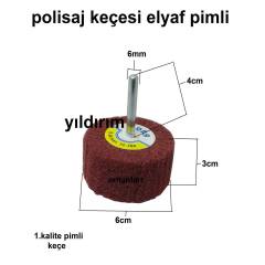 CİLA KEÇESİ KUYUMCU PARLATICI PİMLİ MATKAP İÇİN 60LIK