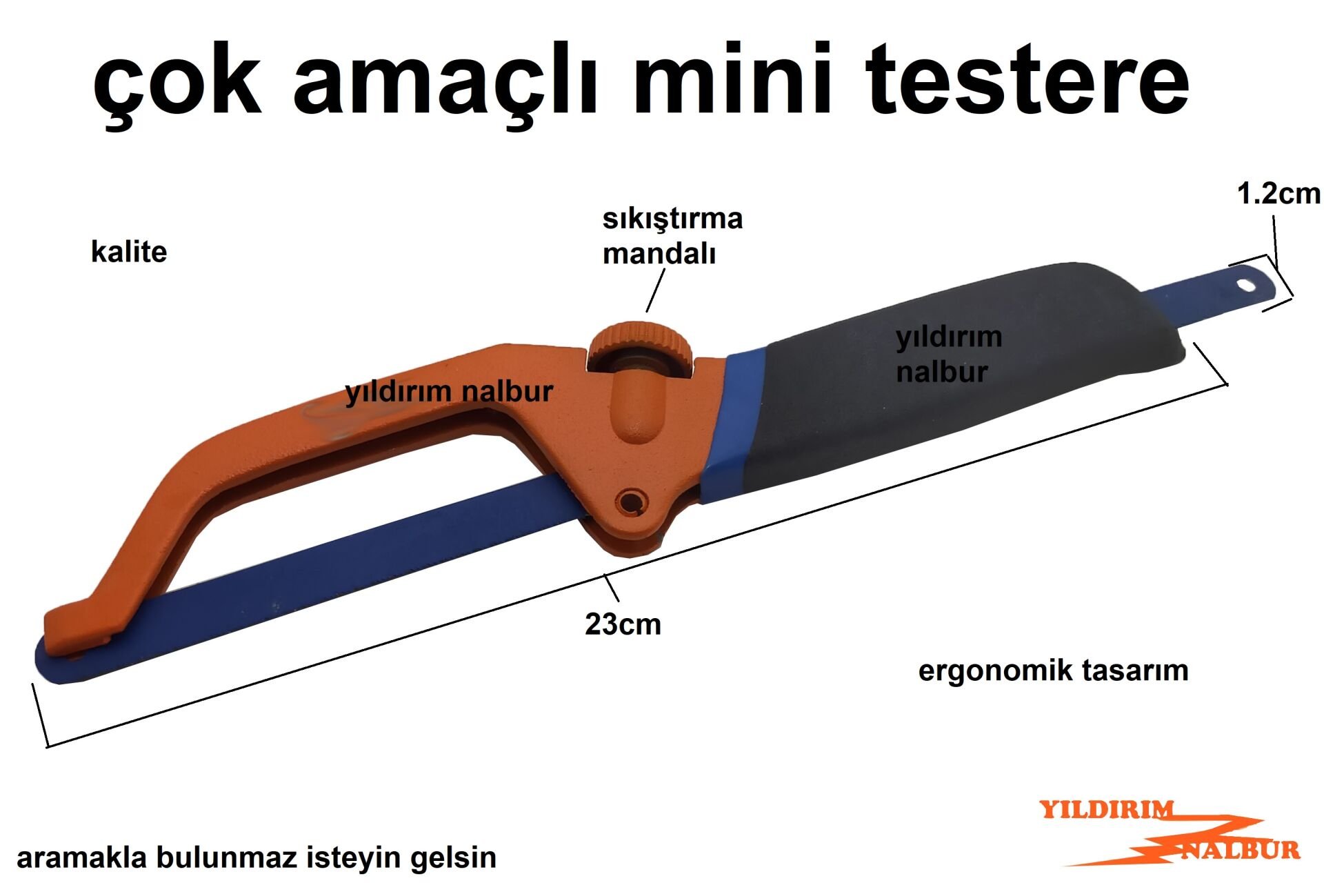 ÇOK AMAÇLI METAL KESME TESTERESİ İNCE DİŞ HOBİ TESTERE İNCE İŞLER