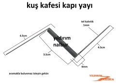 KUŞ KAFESİ KAPI YAYI KAPAN KAPI YAYI KAFES PENCERE YAY