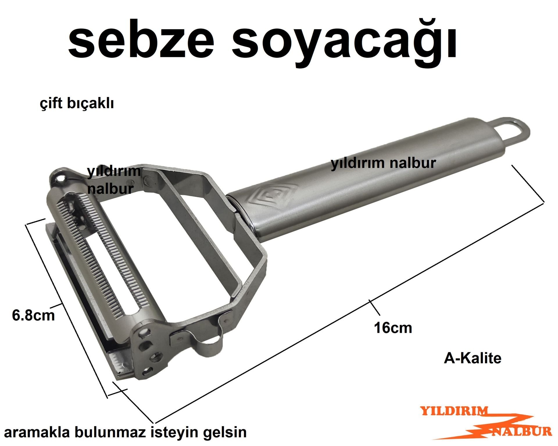 SEBZE MEVYE KABAK SOYACAK METAL PROFESYONEL SOYMA APARATI