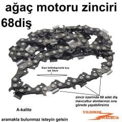 AĞAÇ MOTORU ZİNCİRİ 68 DİŞ 34 CM MOTOR TESTERE ZİNCİRİ