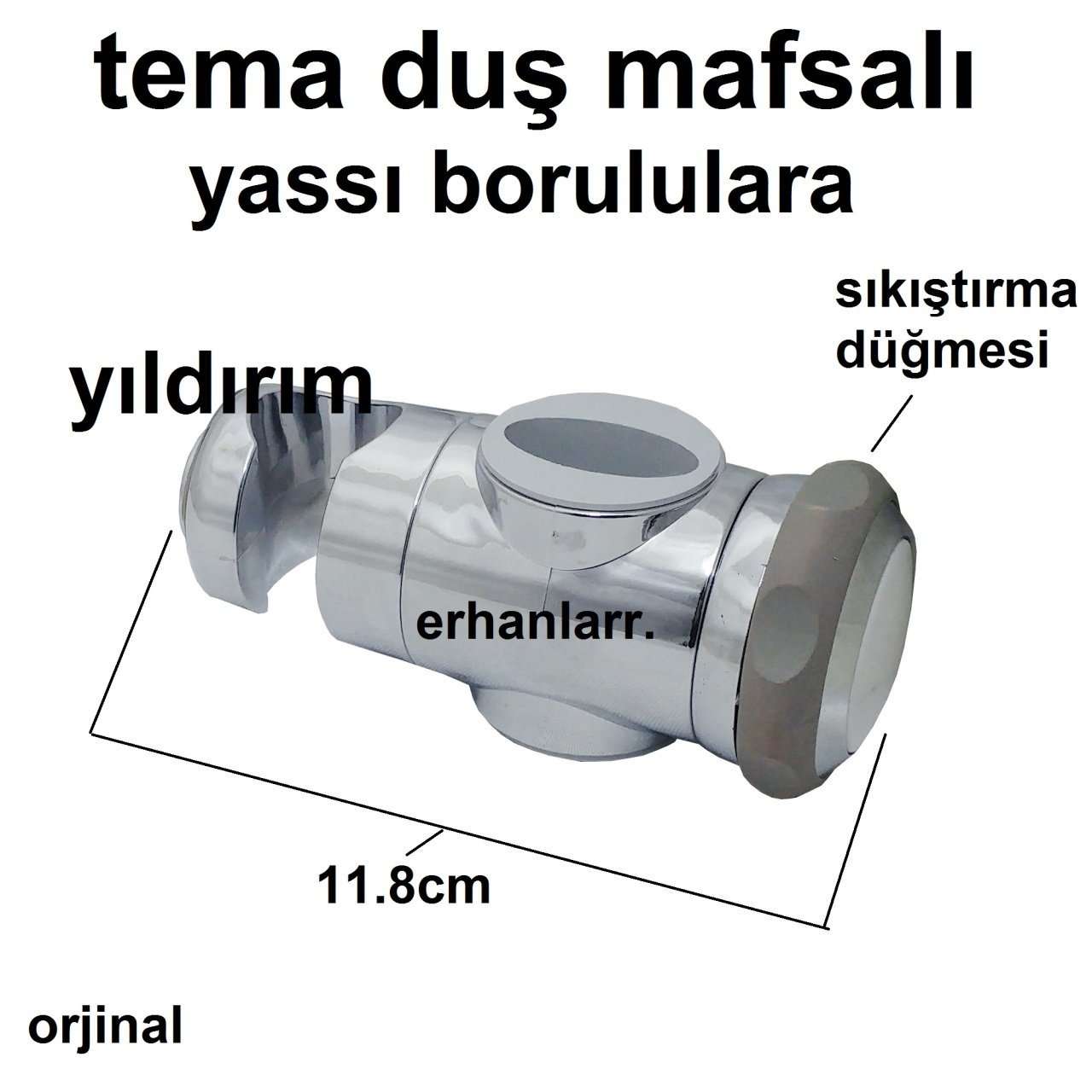 TEMA DUŞ MAFSALI FİSKİYE OTURAĞI BANYO DUŞ SETİ SÜRGÜLÜ YASSI BORULARA