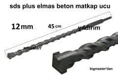 BETON DELME UCU SDS PLUS 12X450 MATKAP UCU KANALLI