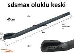 SDSMAX OLUKLU 40CM KESKİ KIRICI MATKAP UCU KESKİ