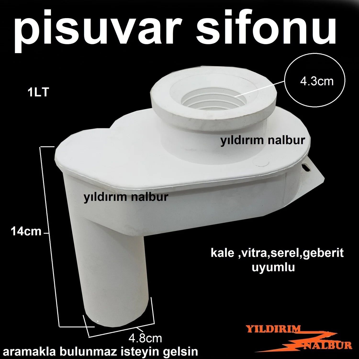 PİSUVAR SİFONU KALE VİTRA PİSSUVAR GİDER CONTALI