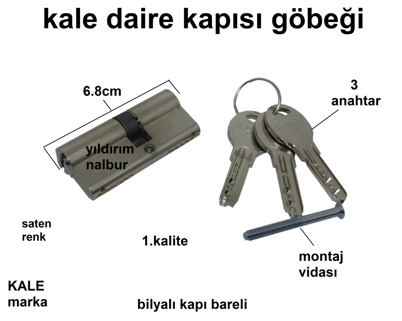 KALE BAREL KAPI GÖBEĞİ ÇELİK KAPI AHŞAP KAPI BİLYALI KİLİT GÖBEĞİ