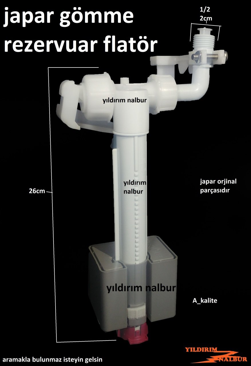 JAPAR KALE GÖMME REZERVUAR İÇ TAKIM ŞAMANDIRA FLATÖR YARIM PARMAK DİRSEKLİ