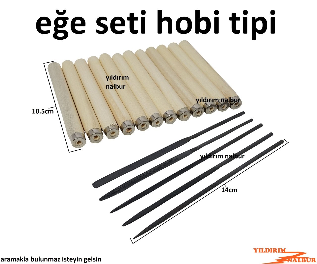 MİNİ EĞE SETİ HOBİ EĞE SET KÜÇÜK EGE TAKIMI 5 PARÇA EĞE MİNİK 10 ADET SAP