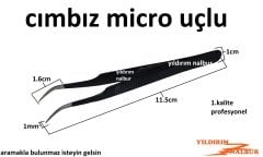 CIMBIZ MİCRO UÇLU SİYAH MODEL 11.5CM PROFESYONEL