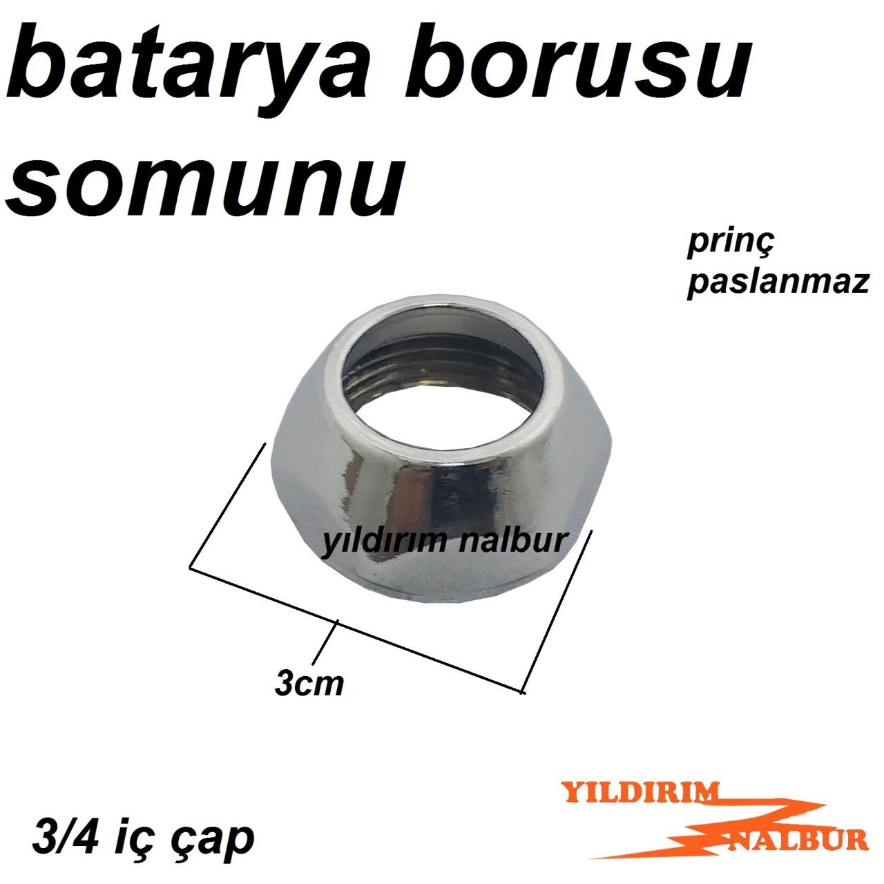 BATARYA BORUSU SOMUNU PRİNÇ METAL EVYE BATARYA BORUSU VİDASI