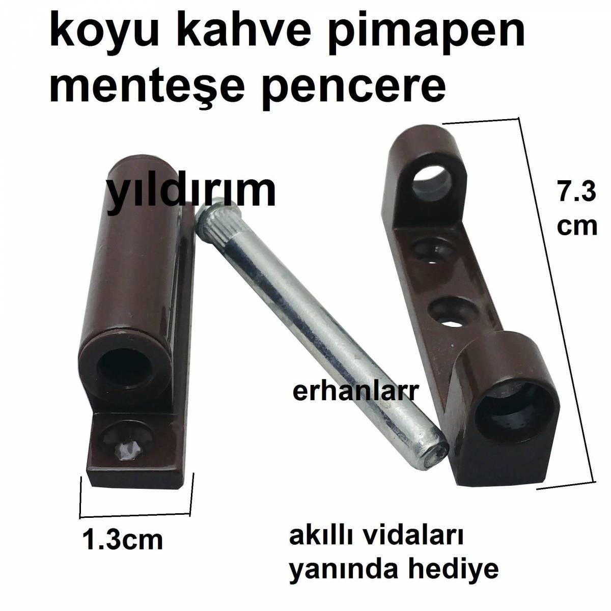 PİMAPEN PENCERE MENTEŞESİ KOYUKAHVE KALİTELİ